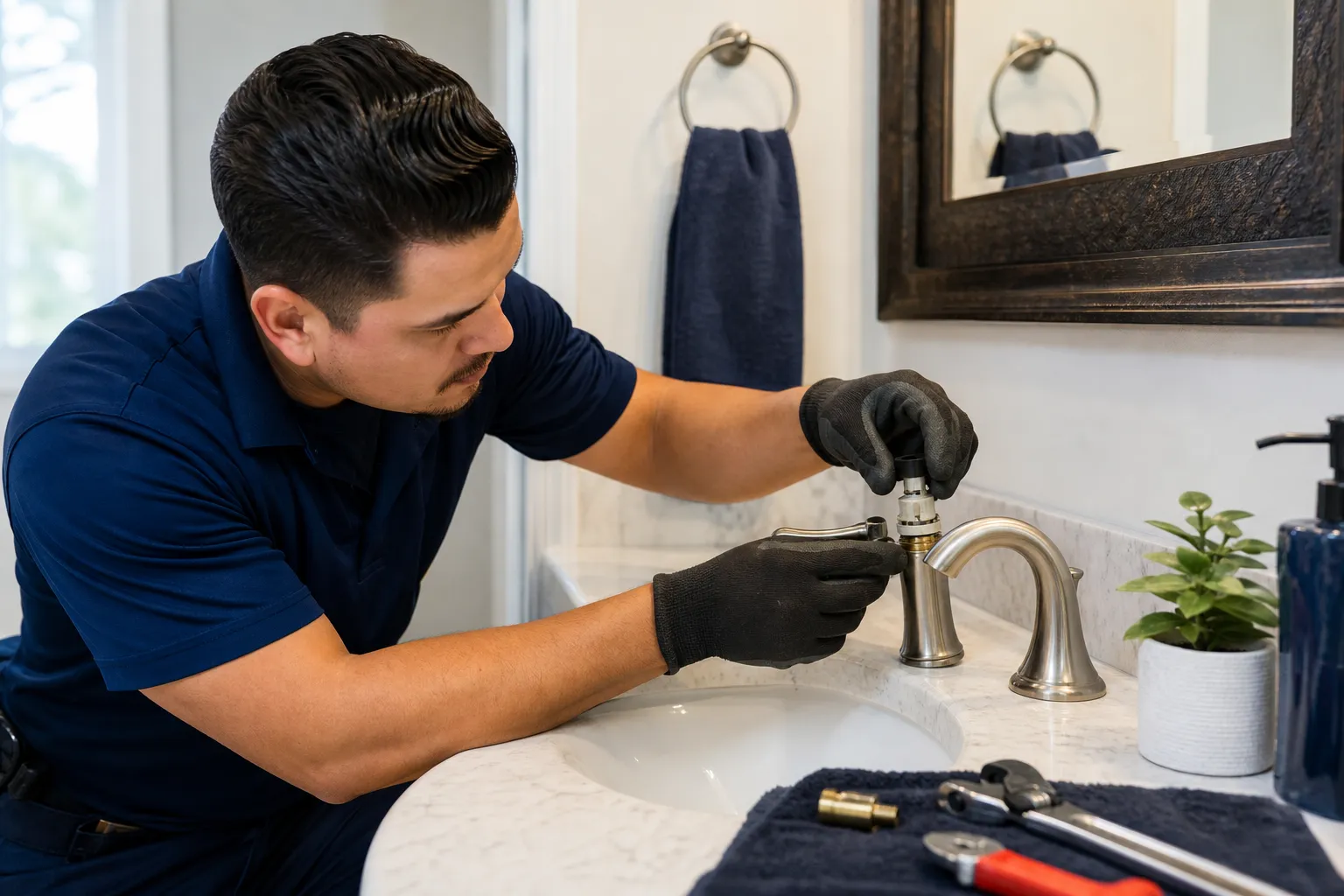 Fix the faucet without replacing it