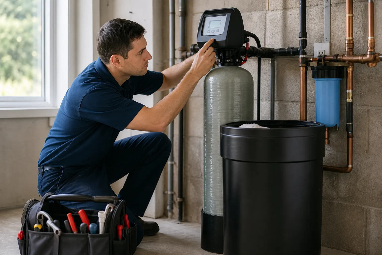 Water softener repair