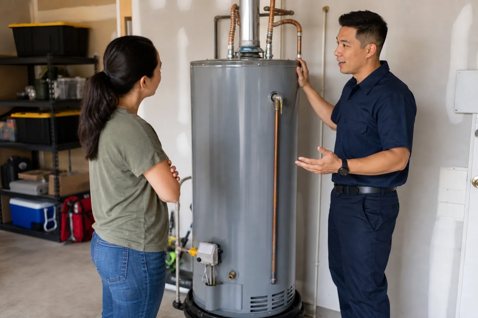 Replace a failing water heater