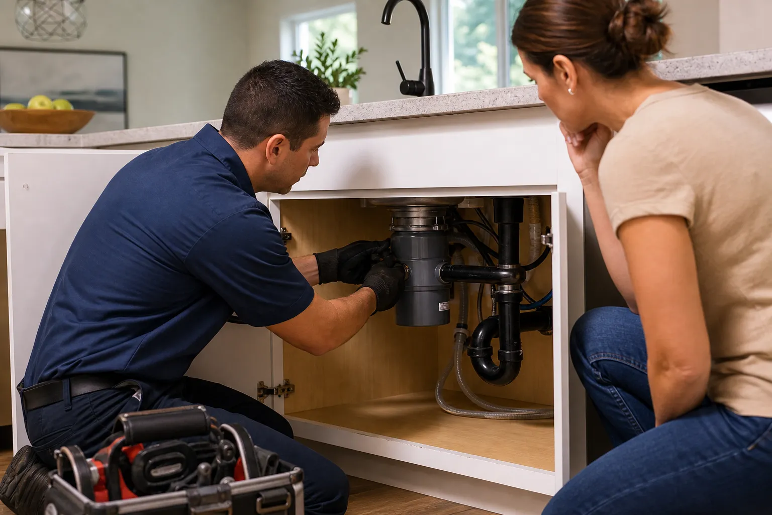 Drain connection repair