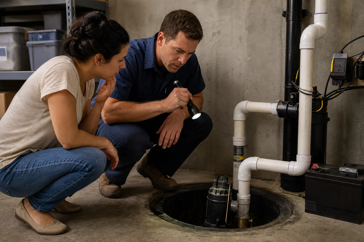 Sump pump not turning on