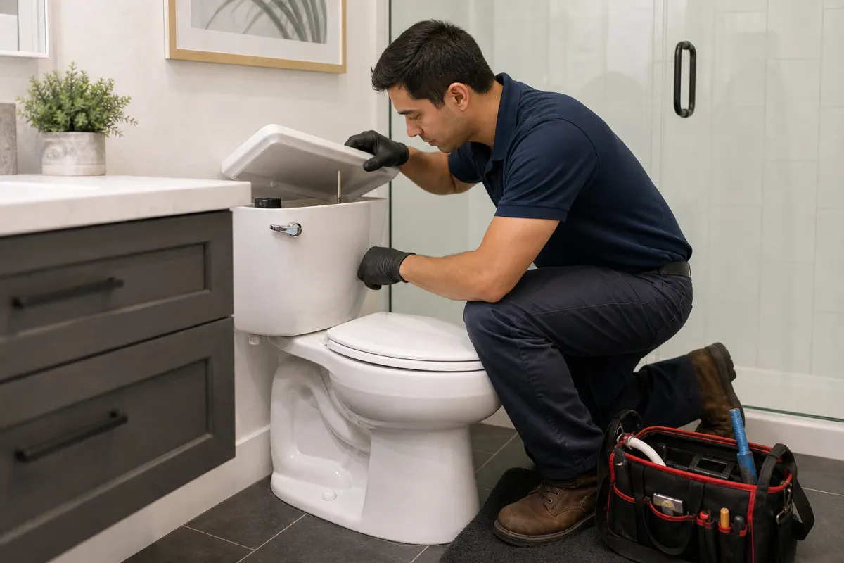 When toilet trouble needs fast help
