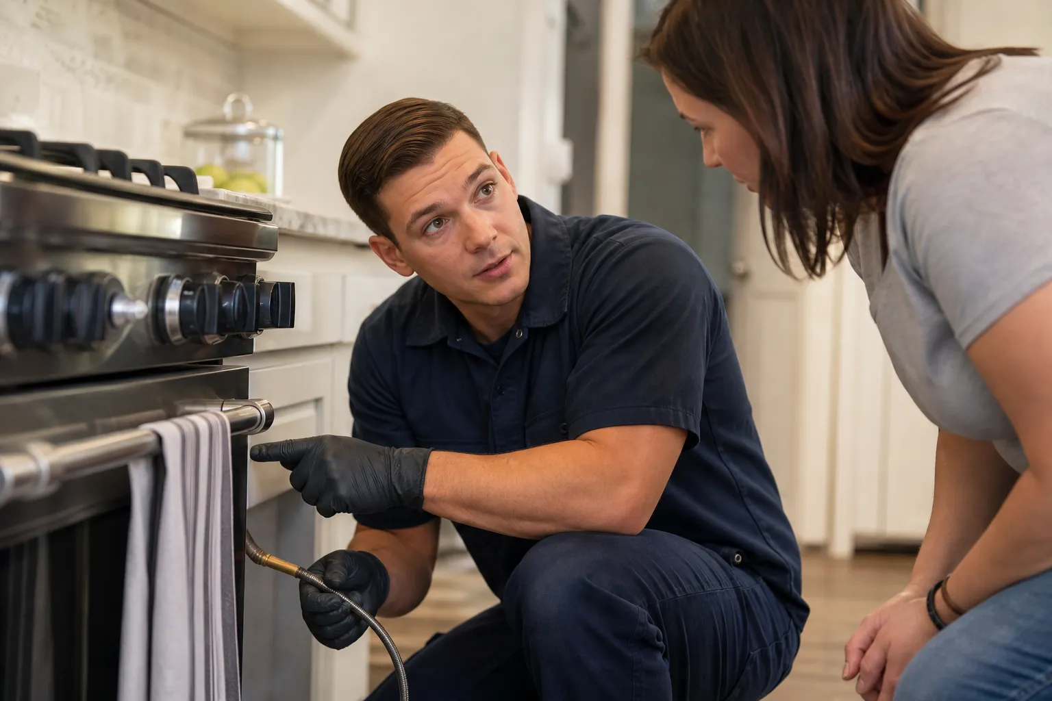 Help for a suspected gas leak