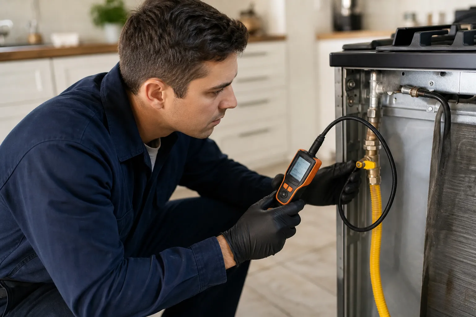Gas leak testing