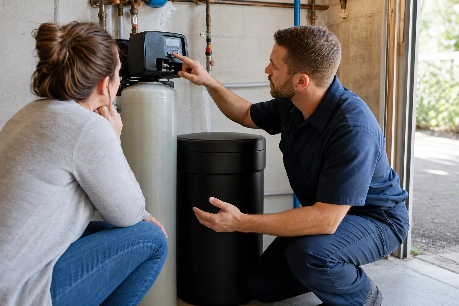 Water softener not regenerating