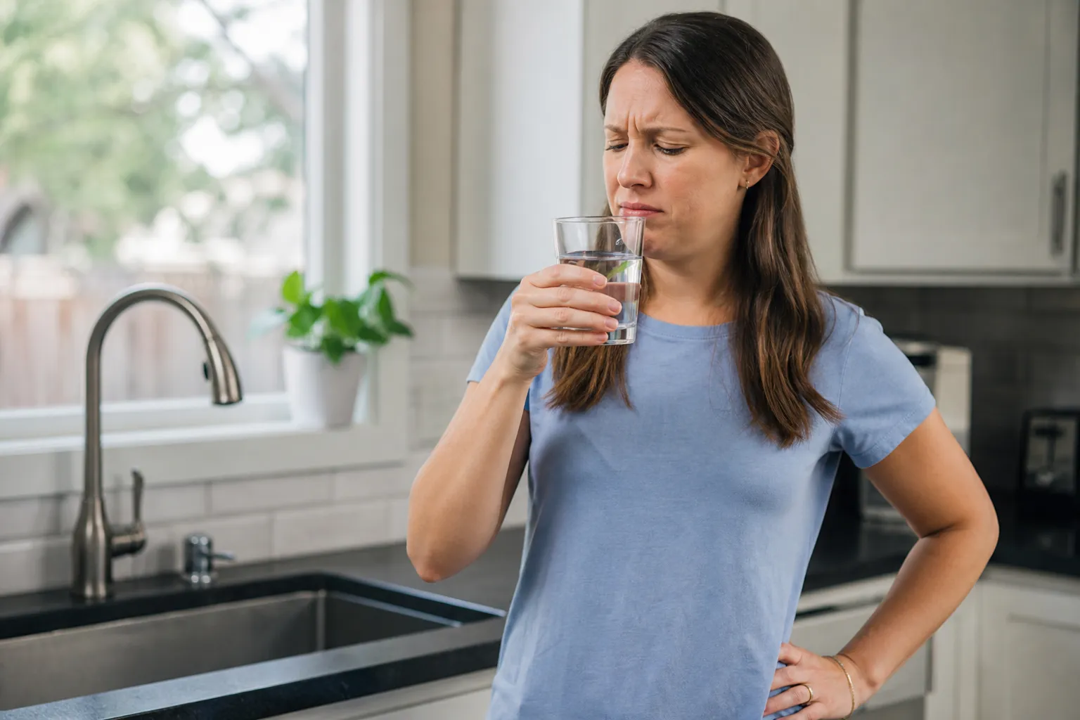 Bad-tasting water