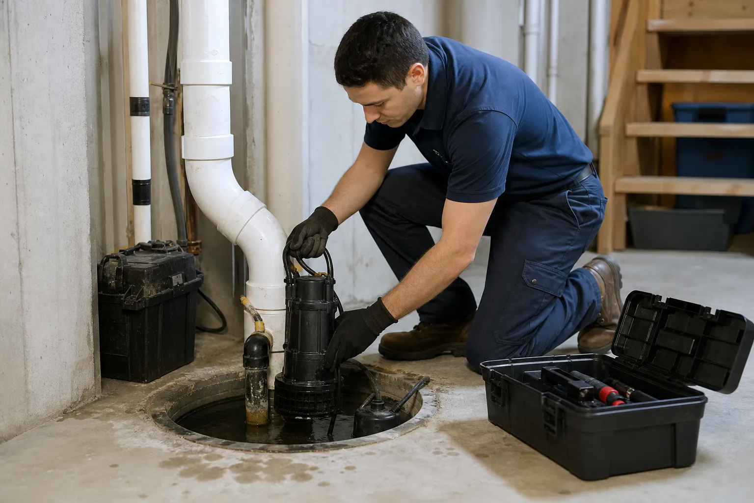 Sump pump replacement