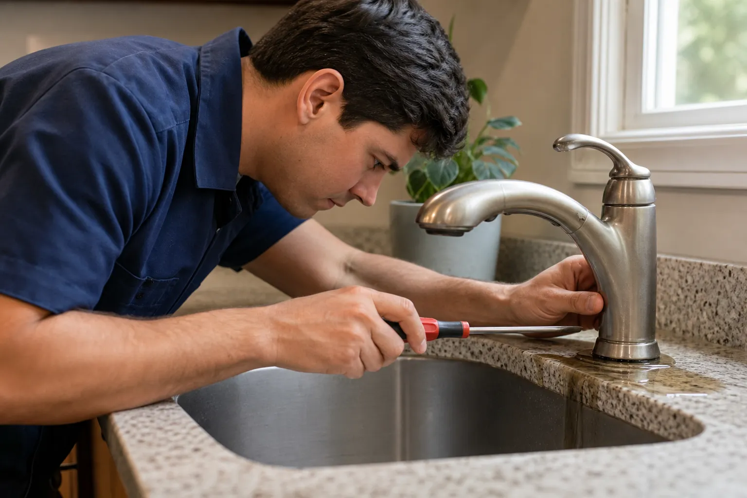 Stop the leak at your faucet base