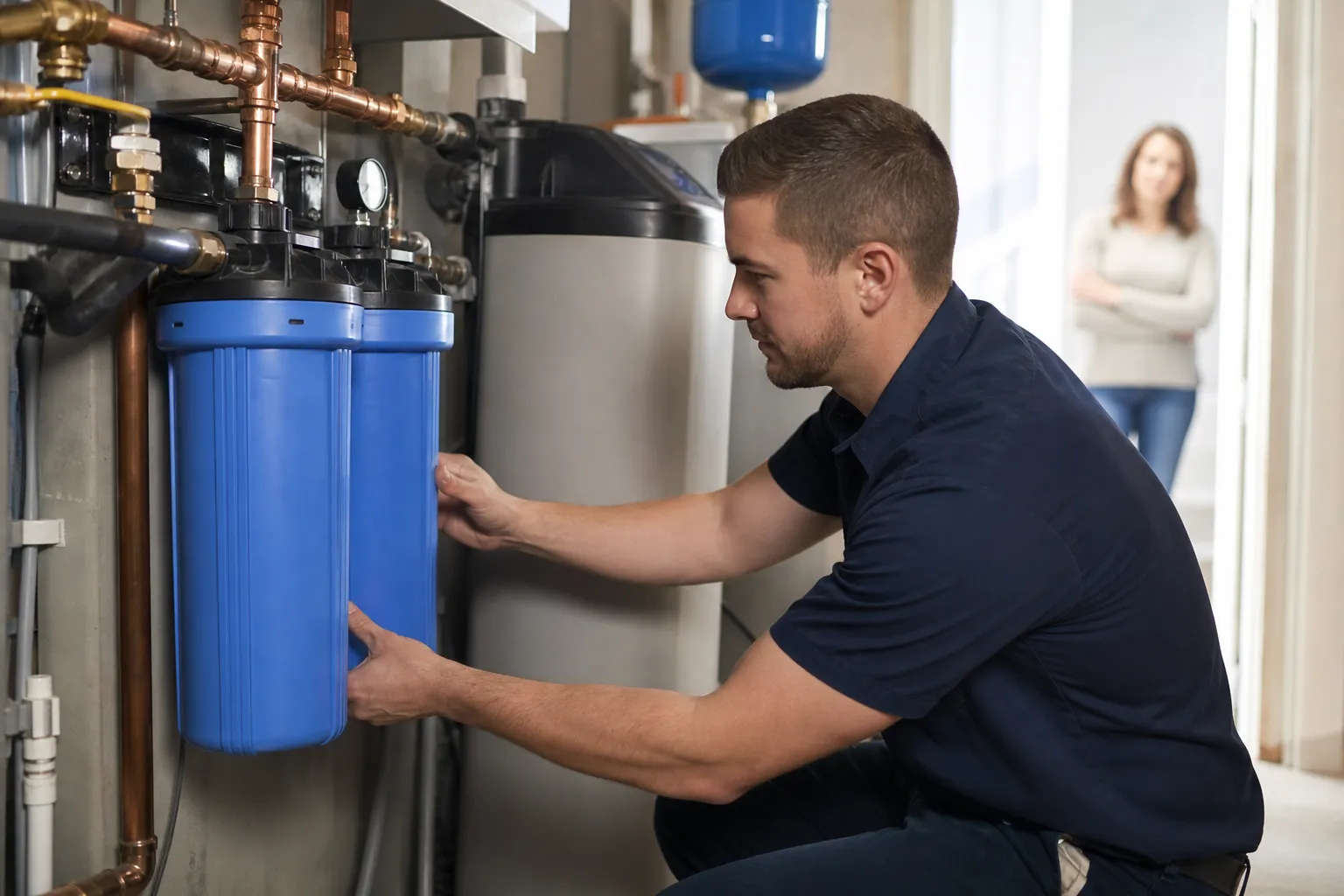 Whole-home filtration installation