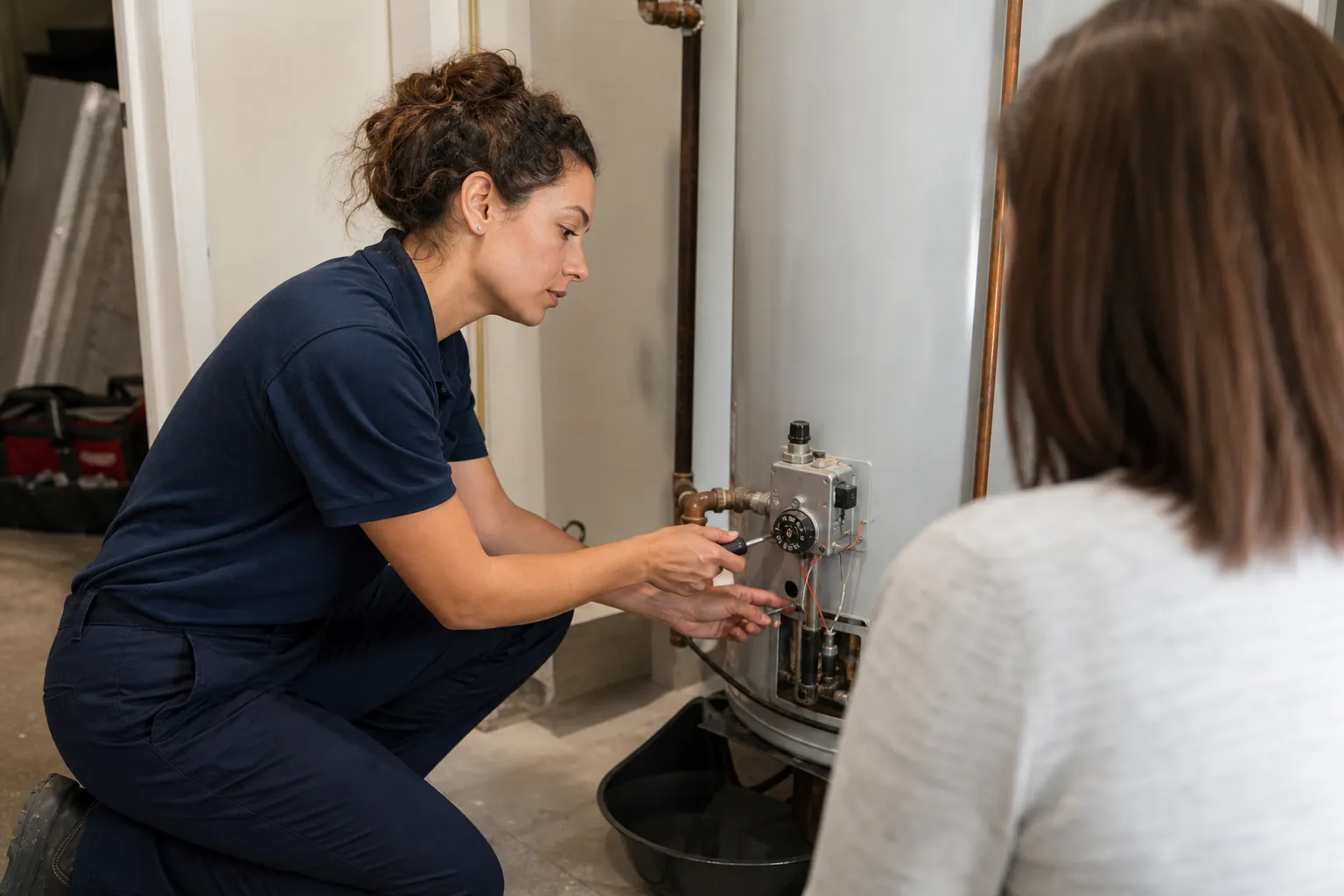 Rheem repair that gets hot water back