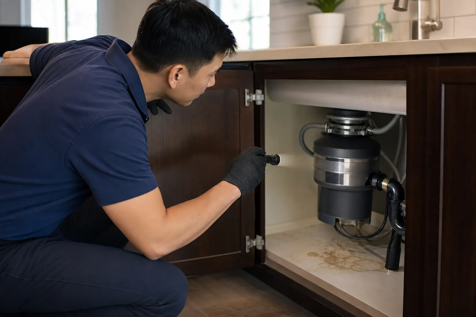 Stop the leak at the disposal