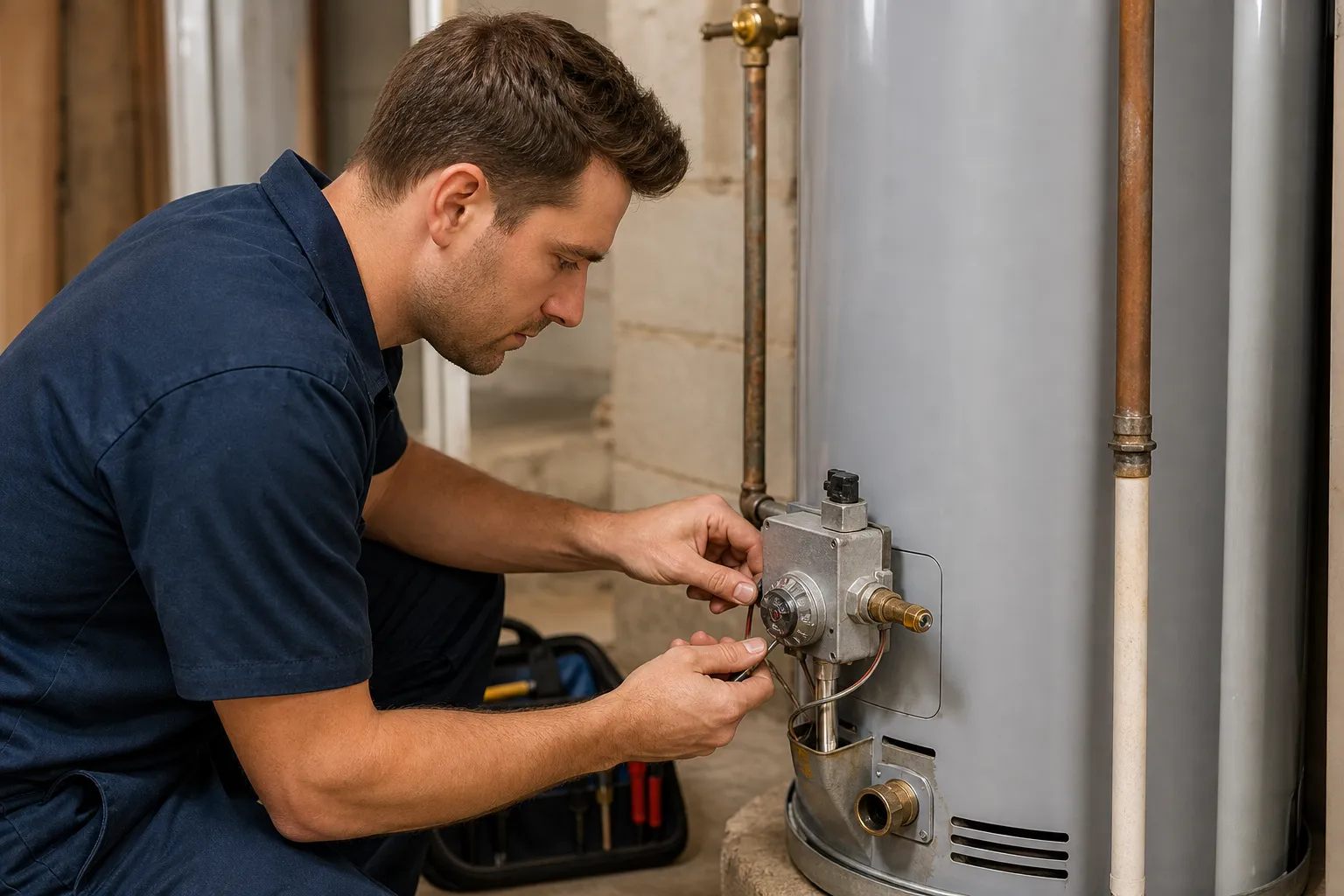 Gas control valve repair