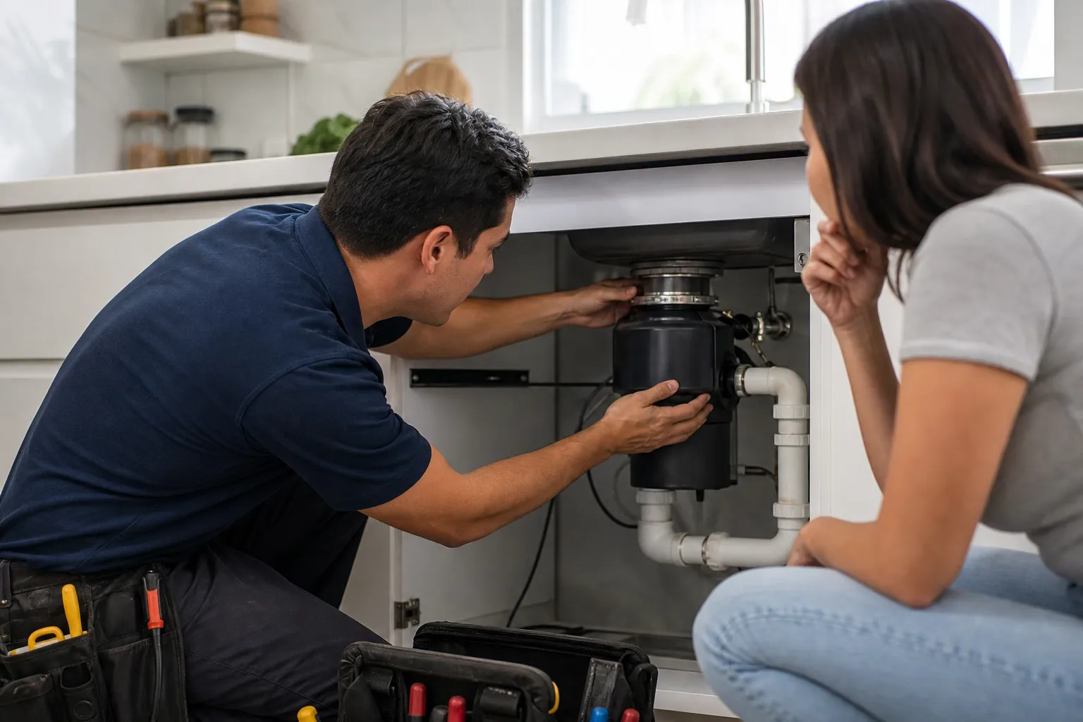 Fix a disposal that won’t work right
