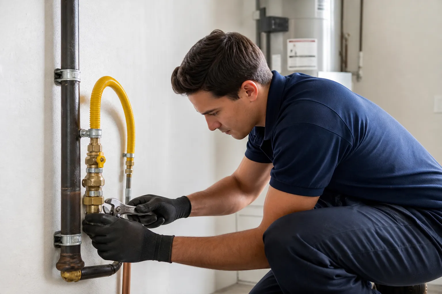 Fix gas line problems safely