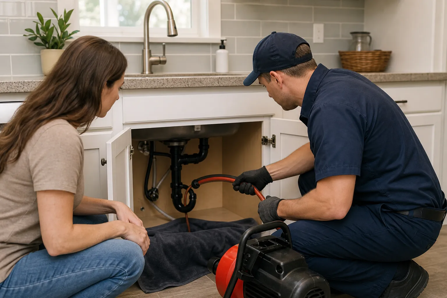 Clogged drain