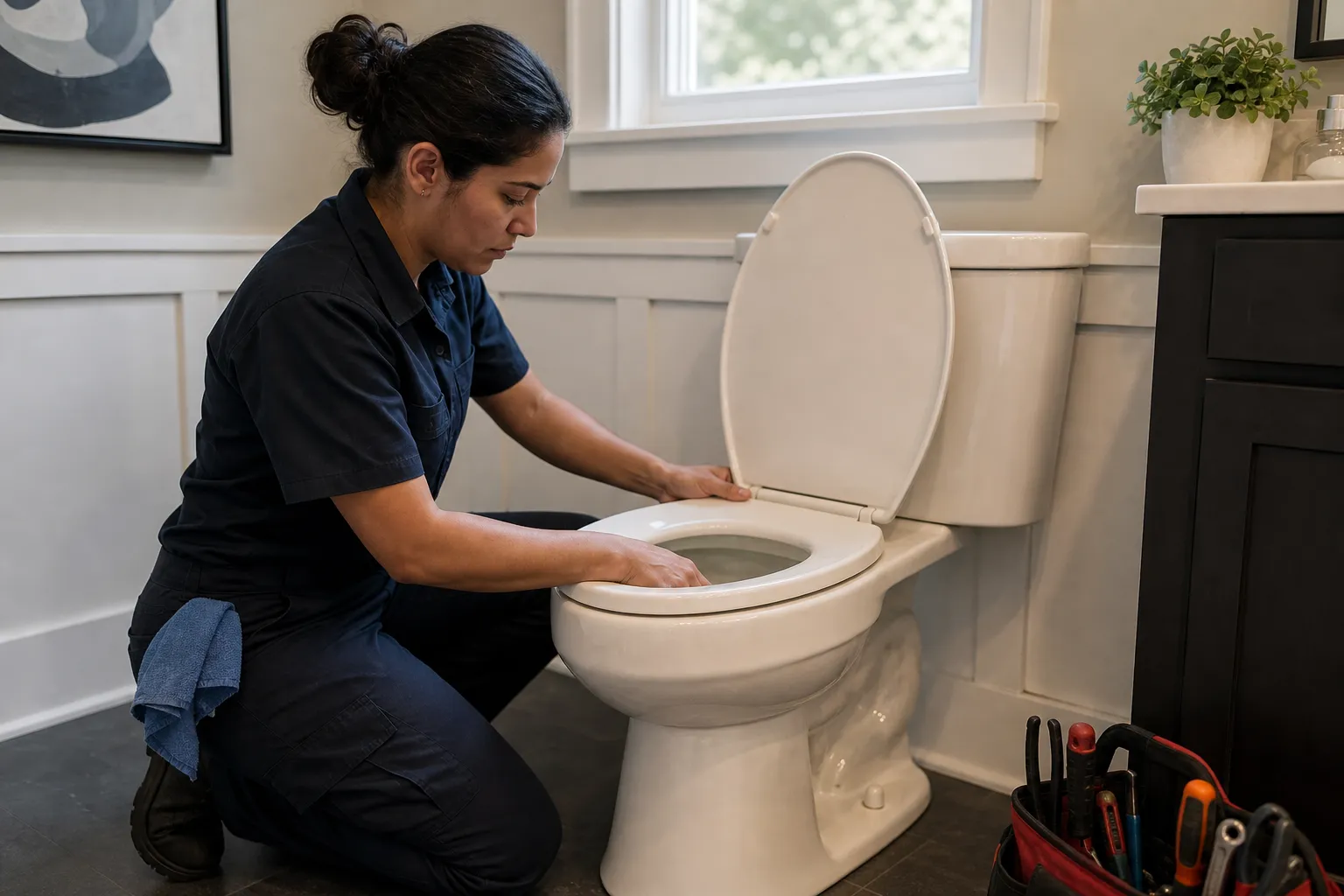 Toilet repair & installation