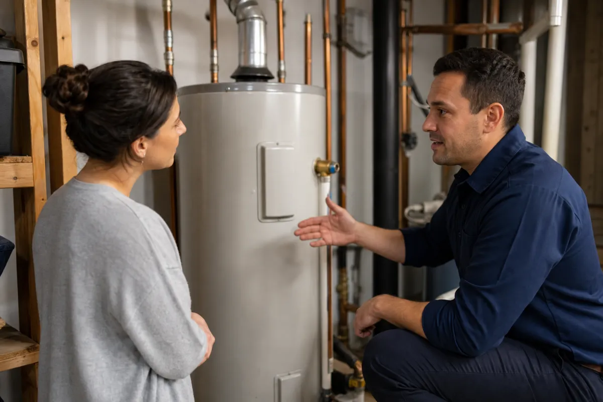 When your hot water quits, we step in