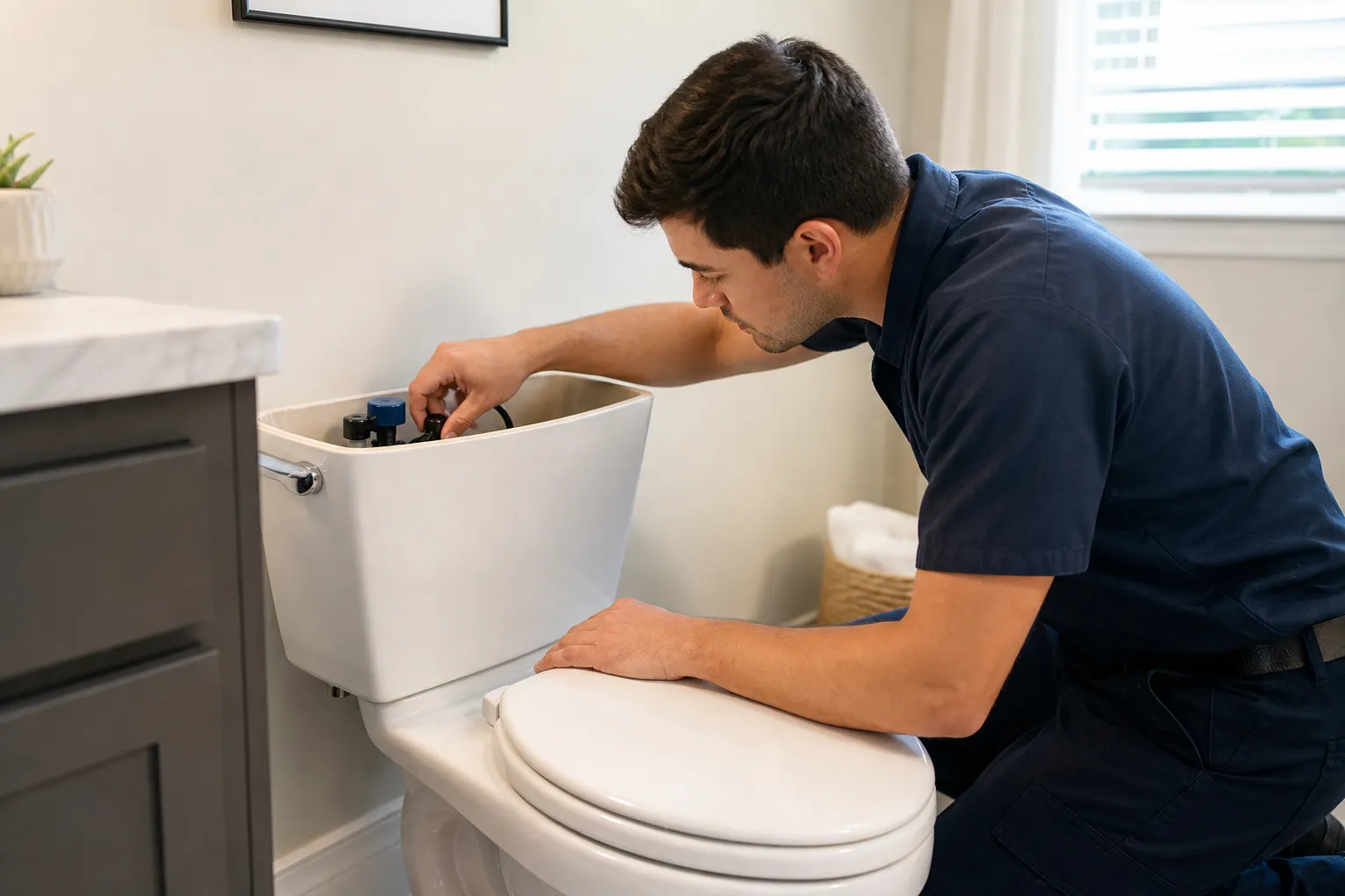 Stop the constant toilet running